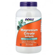 NOW Foods 檸檬酸鎂  *180粒軟膠囊 - Magnesium Citrate