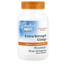Doctor's Best 強效銀杏萃取 120mg*120顆素食膠囊 - Ginkgo