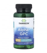 swanson Alpha GPC L-α-甘油磷酸膽鹼 記憶力 300mg*60顆素食膠囊 支持精神敏銳度