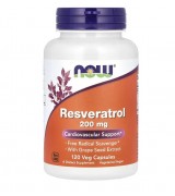NOW Foods 天然白藜蘆醇 200mg*120顆素食膠囊 - Natural Resveratrol