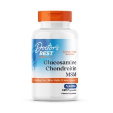 Doctor's Best  葡萄糖胺 + 軟骨素 + MSM *240 顆  - Glucosamine Chondroitin MSM 