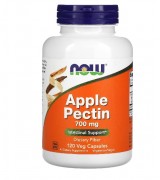 NOW Foods 蘋果膠 -- 700mg*120 顆 -- 天然水溶性纖維 Apple Pectin