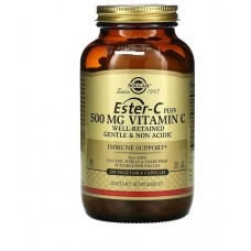 Solgar 酯化維他命C Ester-C 500 mg* 250顆 - 含:柑橘生物類黃酮 Ester-C Plus, Vitamin C 維生素/維他C