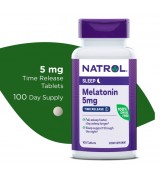 NATROL 高效褪黑激素-- (5mg* 100 錠) - Melatonin  退黑激素