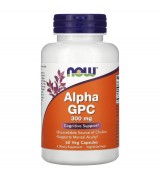 Now Foods Alpha GPC  L-α-甘油磷酸膽鹼 記憶力 300mg*60顆素食膠囊 支持精神敏銳度