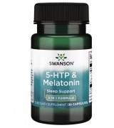 **效期2025/12** swanson 5-HTP + 褪黑激素   *30顆 - 5HTP  羥基色胺酸 退黑激素