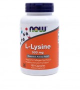 Now Foods 左旋離氨酸  500 mg *250顆 - L-Lysine 離胺酸 賴氨酸 賴胺酸