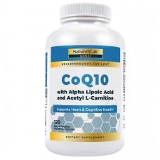Nature's Lab CoQ10+硫辛酸+ 乙酰左旋肉鹼鹽酸鹽 *120顆素食膠囊 - Alpha Lipoic Acid + Acetyl L-Carnitine HCl