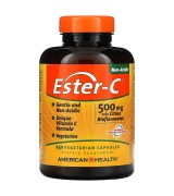 **暫缺** American Health  酯化維他命C  Ester-C  500 mg* 240顆素食膠囊   含: 鈣  柑橘生物類黃酮