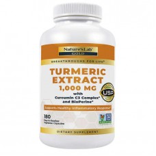 Nature's Lab™ 薑黃素萃取 含: 薑黃素C3複合物 *120顆素食膠囊 -Turmeric Extract Curcumin C3