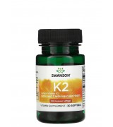 Swanson 天然維生素K2 50mcg*30粒 維他命K2 - Natural Vitamin K2 (Menaquinone-7 from Natto)