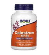 **效期2025/04** NOW Foods 牛初乳-- 500mg*120顆 Colostrum 天然免疫球蛋白/乳鐵蛋白