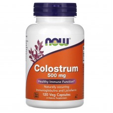 NOW Foods 牛初乳-- 500mg*120顆 Colostrum 天然免疫球蛋白/乳鐵蛋白