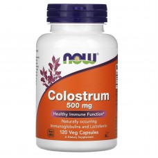 **效期2025/04** NOW Foods 牛初乳-- 500mg*120顆 Colostrum 天然免疫球蛋白/乳鐵蛋白