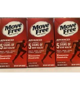 Schiff® Move Free 葡萄糖胺+關節液維骨力 柔韌性/潤滑性* 200 錠*3瓶- 紅瓶 Advanced Joint Supplement