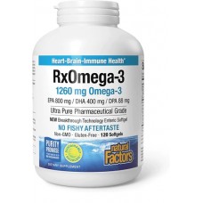  Natural Factors RxOmega-3 醫藥級 魚油 EPA 400毫克/ DHA 200毫克 *120粒