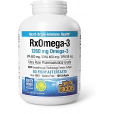  Natural Factors RxOmega-3 醫藥級 魚油 EPA 400毫克/ DHA 200毫克 *120粒