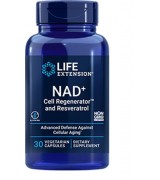 Life Extension  禦防細胞老化 Optimized NAD+ Cell Regenerator™  *30 顆素食膠囊 - 煙酰胺核苷 / 反式白藜蘆醇