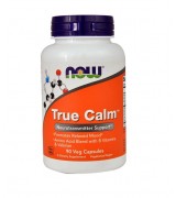 NOW Foods 放鬆寶 腦神經遞質維護 *90顆素食膠囊 - True Calm™ 含: B6 /纈草/氨基酸