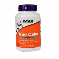 NOW Foods 放鬆寶 腦神經遞質維護 *90顆素食膠囊 - True Calm™ 含: B6 /纈草/氨基酸