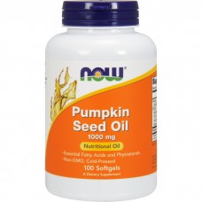 NOW Foods 天然南瓜子油 (南瓜籽油)-- 1000mg*100粒~Pumpkin Seed Oil