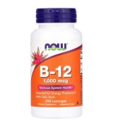 NOW Foods 維他命B12 -- 1000 mcg* 250 錠 -- 維生素B 12  Vitamin B-12
