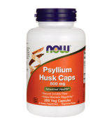 NOW Foods 洋車前子殼 --500mg *200 顆 - Psyllium Husk