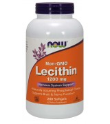 **暫缺** Now Foods 天然濃縮大豆卵磷脂-- 1200 mg*200粒 ~ Lecithin 非基因改造