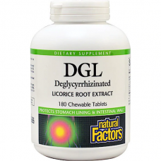  Natural Factors  DGL  甘草根萃取物 *90錠 - Deglycyrrhizinated Licorice Root Extract 護胃/護腸壁