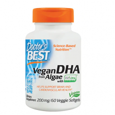 Doctor's Best 海藻萃取 DHA 200 mg * 60顆素食 - Vegetarian DHA from Algae