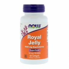 NOW Foods 3倍濃縮蜂王乳 (蜂王漿)--1000 mg * 60粒 Royal Jelly