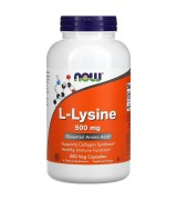 Now Foods 左旋離氨酸-- (500 mg *250顆) - L-Lysine 離胺酸 賴氨酸 賴胺酸