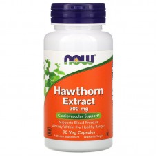 NOW Foods 山楂萃取 --300 mg*90顆 - Hawthorn Extract