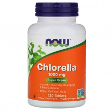  NOW Foods 破壁小球藻 綠藻-- (1000mg*120錠) - Chlorella