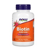  NOW Foods 生物素--  5000 mcg* 120顆~ Biotin 維生素H