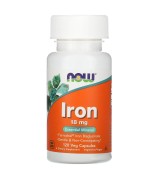  Now Foods 鐵--18mg*120顆素食膠囊 -- Iron 