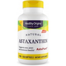 ** 效期至2025/07月** Healthy Origins 天然蝦青素 蝦紅素-- 4 mg* 150粒 - Astaxanthin