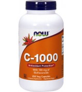 NOW Foods 維他命 C +柑橘類黃酮-- 1000 mg* 250顆 - C-1000 維生素 C