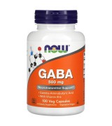 NOW Foods GABA +維他命B6 (500mg *100顆)