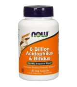 NOW Foods 80億 複合式益生菌-- (*120顆) Now 8 Billion Acidophilus & Bifidus