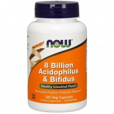 NOW Foods 80億 複合式益生菌-- (*120顆) Now 8 Billion Acidophilus & Bifidus