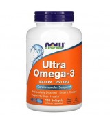 NOW Foods 天然強效深海魚油 Omega-3 ( EPA 500mg / DHA 250mg)-- * 180 粒