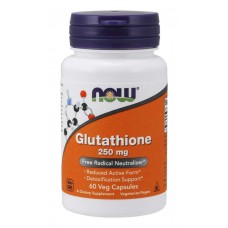 NOW Foods 穀胱甘肽 --250mg * 60顆(素食膠囊) ~ 麩胱甘肽 Glutathione 穀胱甘太