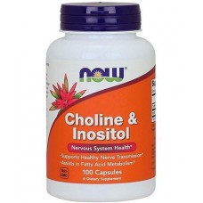 NOW Foods 膽鹼 + 肌醇--500 mg* 100 顆 Choline & Inositol