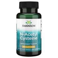 swanson NAC N-乙酰半胱氨酸 *100顆  NAC N-Acetyl Cysteine