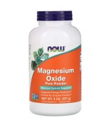 **暫缺** NOW Foods 純氧化鎂粉 *8 盎司（227 克）- Magnesium Oxide