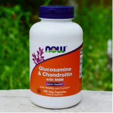  NOW Foods 葡萄糖胺+ 軟骨素 骨骼保養複方 +MSM --*180顆 - Glucosamine & Chondroitin with MSM
