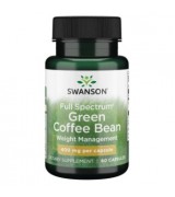  **效期至2024/08月**Swanson 綠咖啡豆 400mg*60 顆 - Green Coffee Bean