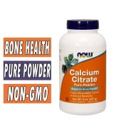 NOW Foods 檸檬酸鈣粉100%純-- 227g - Calcium Citrate