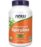  NOW Foods 100％純天然 螺旋藻-- 500mg*500錠- 100% Natural Spirulina